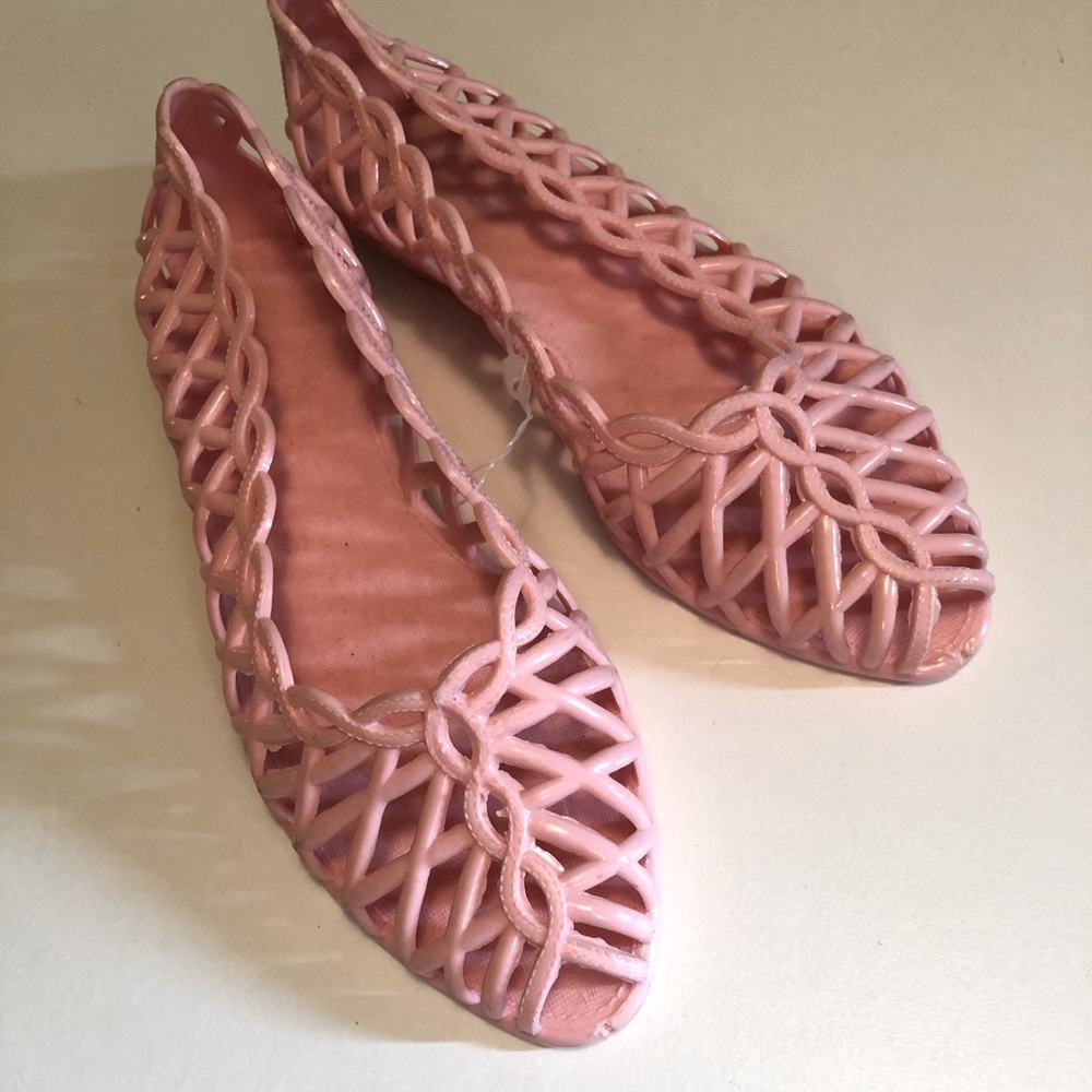 Vintage Pink Jelly Shoe